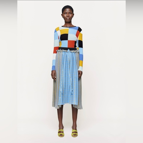 EUC Stine Goya- Jaime Checkered Mix Skirt. Size M - Picture 2 of 9